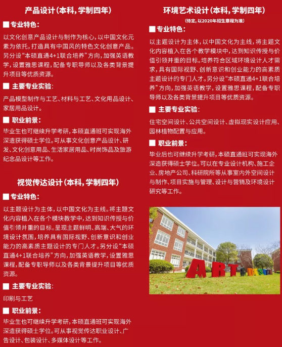 2020年上海立达学院艺术类招生简章