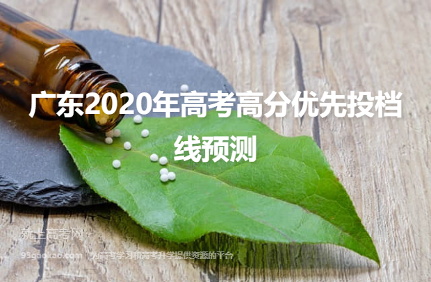 广东2020年高考高分优先投档线预测