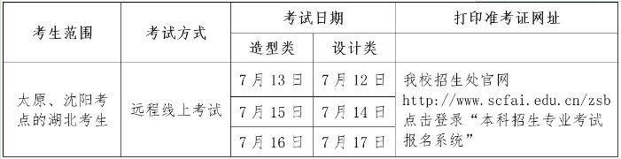 2020四川美术学院校考受疫情影响延期考试时间