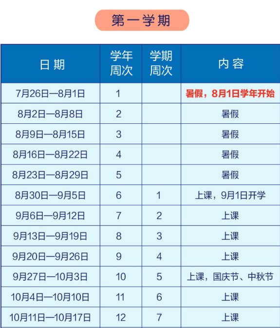 2020广东肇庆中小学暑假放假时间公布