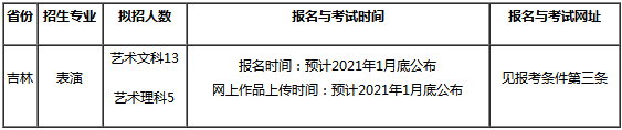 长春光华学院2021艺术类招生专业及计划