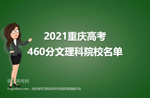 2021重庆高考文理科460分能上什么大学 460分文理科院校名单