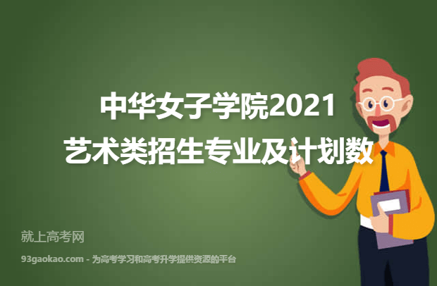 中华女子学院2021艺术类招生专业及计划数