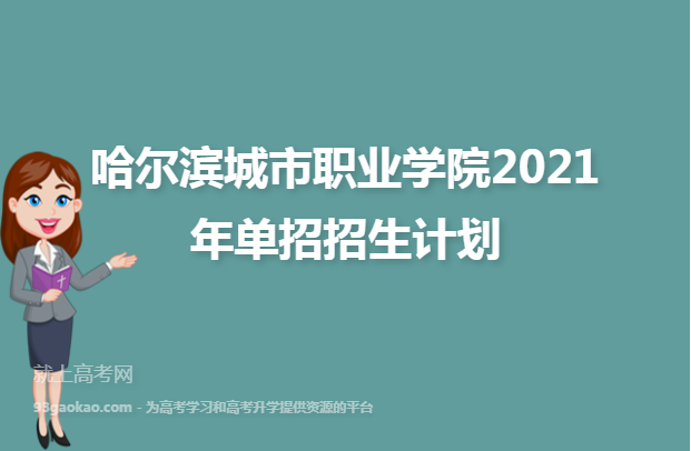 哈尔滨城市职业学院2021年单招招生计划