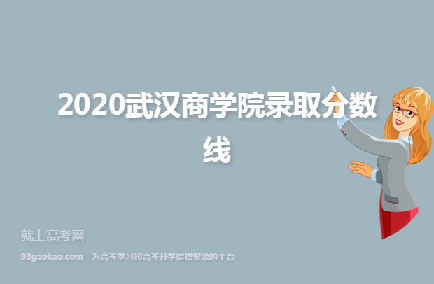 2020武汉商学院录取分数线