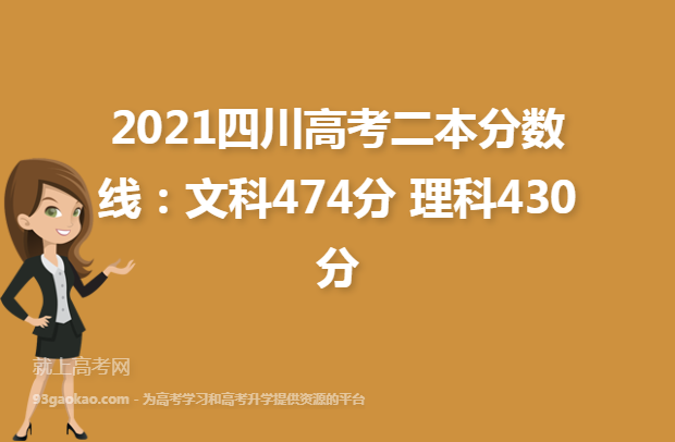 2021四川高考二本分数线：文科474分 理科430分