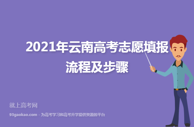 2021年云南高考志愿填报流程及步骤