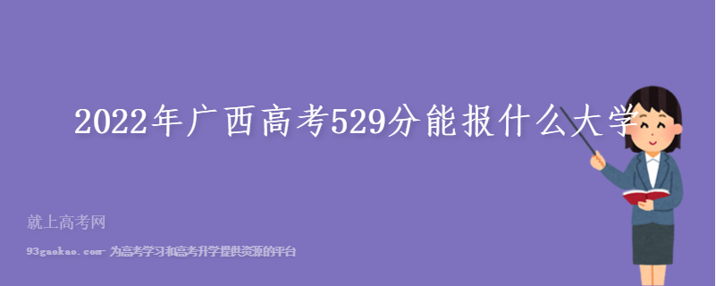 2022年广西高考529分能报什么大学