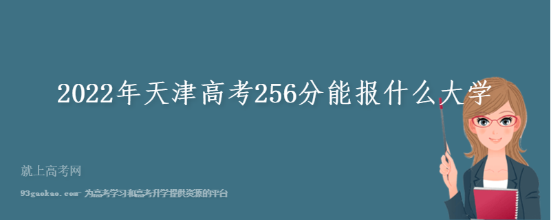 2022年天津高考256分能报什么大学