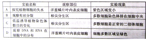 辽宁省沈阳铁路实验中学2014-2015学年高二下学期期末考试生物试卷